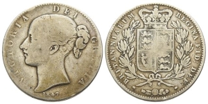 Great Britain. Hanover, Victoria AR Crown.