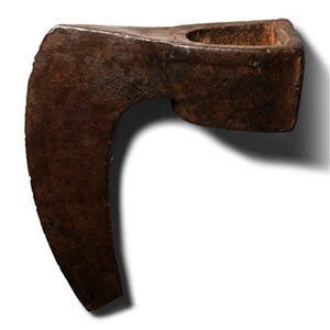 Medieval Iron Bearded Axehead