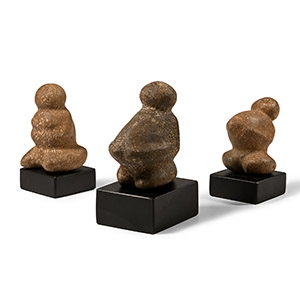 Stone Age Seated Mother Goddess Idol Collection