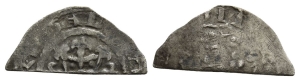 England. Norman, Henry I AR Cut Halfpenny.