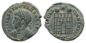 Crispus, as Caesar BI Nummus.