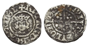 England. Plantagenet, Richard II AR Halfpenny.