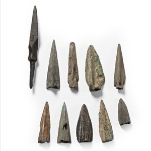 Greek Bronze Arrowhead Collection