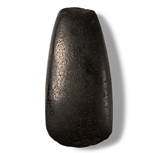 Stone Age Polished Black Stone Axehead
