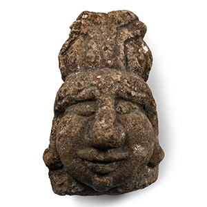 South East Asian Stone Head