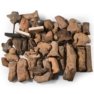 Western Asiatic and Other Terracotta Idol Fragment Group