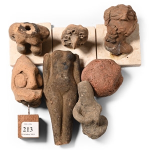 Western Asiatic and Other Terracotta Idol Fragment Group