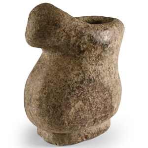 South East Asian Stone Offering Vessel