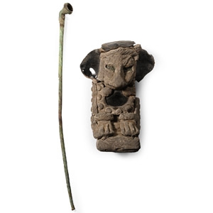 Mixed Bronze and Terracotta Artefact Group