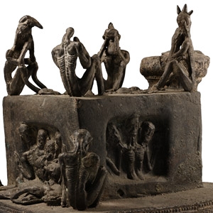 Large South East Asian Bronze Mortuary Vessel