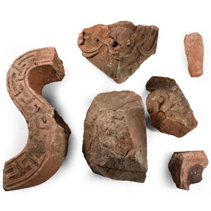 Western Asiatic Red Sandstone Fragment Group