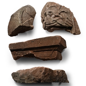 Western Asiatic Red Sandstone Fragment Group