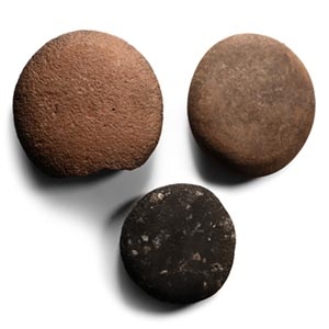 Native American Smoothing Stone Group