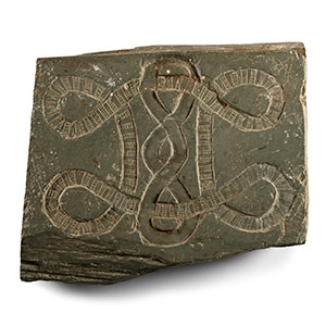 Viking Period Carved Stone Frieze Fragment