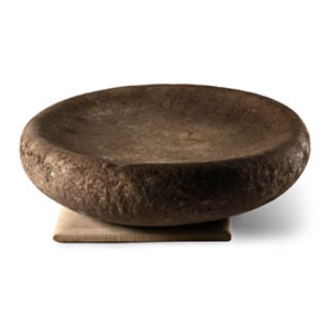 Western Asiatic Shallow Stone Mortar