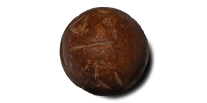 Judaea, Green Limestone Weight of Beqa or Half Shekel.
