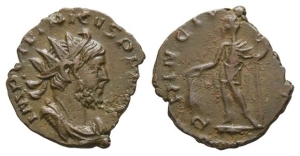 Tetricus I, Romano-Gallic Emperor BI Antoninianus.