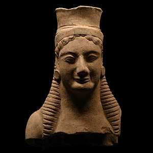 Greek Terracotta Female Bust