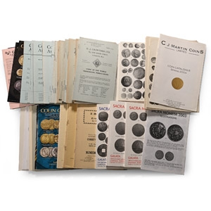 Old Sacra Moneta and Other Numismatic Catalogues
