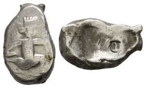 Persia. Achaemenid Empire, Time of Darius II to Artaxerxes II AR Siglos.