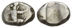 Persia. Achaemenid Empire, Time of Darius II to Artaxerxes II AR Siglos.