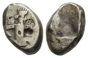 Persia. Achaemenid Empire, Time of Darius II to Artaxerxes II AR Siglos.