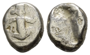 Persia. Achaemenid Empire, Time of Darius II to Artaxerxes II AR Siglos.