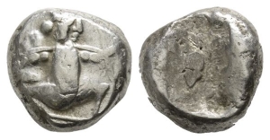 Persia. Achaemenid Empire, Time of Darius II to Artaxerxes II AR Siglos.