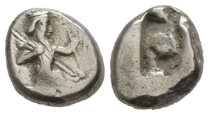 Persia. Achaemenid Empire, Time of Xerxes I to Darius II AR Siglos.