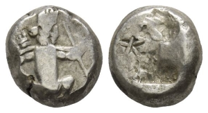 Persia. Achaemenid Empire, Time of Darius II to Artaxerxes II AR Siglos.