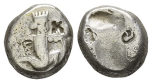 Persia. Achaemenid Empire, Time of Darius II to Artaxerxes II AR Siglos.
