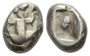 Persia. Achaemenid Empire, Time of Darius II to Artaxerxes II AR Siglos.