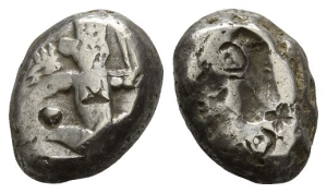 Persia. Achaemenid Empire, Time of Darius II to Artaxerxes II AR Siglos.