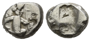 Persia. Achaemenid Empire, Time of Darius II to Artaxerxes II AR Siglos.