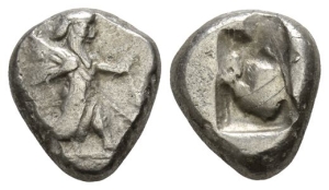 Persia. Achaemenid Empire, Time of Artaxerxes I to Artaxerxes II AR Siglos.