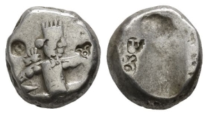 Persia. Achaemenid Empire, Time of Darius II to Artaxerxes II AR Siglos.