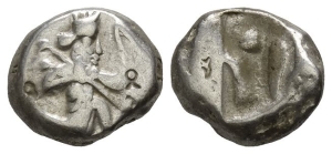 Persia. Achaemenid Empire, Time of Xerxes I to Darius II AR Siglos.