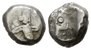 Persia. Achaemenid Empire, Time of Darius II to Artaxerxes II AR Siglos.