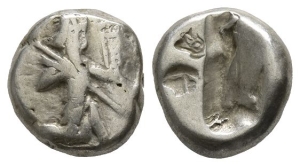 Persia. Achaemenid Empire, Time of Artaxerxes I to Artaxerxes II AR Siglos.