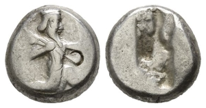 Persia. Achaemenid Empire, Time of Artaxerxes I to Artaxerxes II AR Siglos.