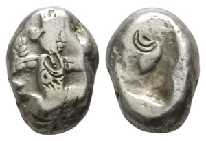 Persia. Achaemenid Empire, Time of Darius II to Artaxerxes II AR Siglos.