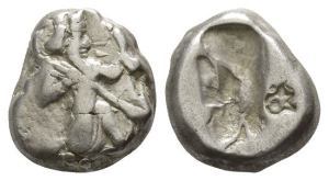 Persia. Achaemenid Empire, Time of Artaxerxes I to Artaxerxes II AR Siglos.