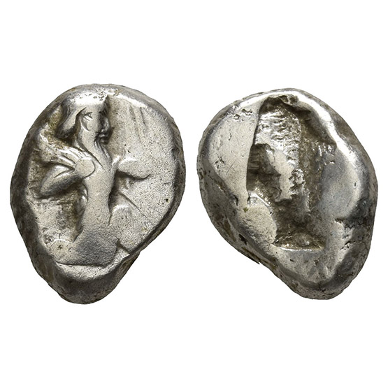 Persia. Achaemenid Empire, Time of Artaxerxes I to Artaxerxes II AR Siglos.