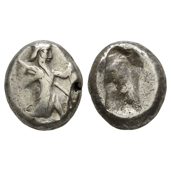 Persia. Achaemenid Empire, Time of Artaxerxes I to Artaxerxes II AR Siglos.