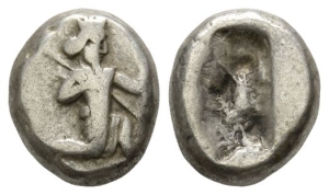 Persia. Achaemenid Empire, Time of Xerxes I to Darios II AR Siglos.