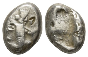 Persia. Achaemenid Empire, Time of  Artaxerxes I to Darios II AR Siglos.