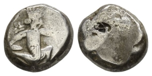 Persia. Achaemenid Empire, Time of Darius II to Artaxerxes II AR Siglos.