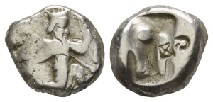 Persia. Achaemenid Empire, Time of Xerxes I to Darius II AR Siglos.