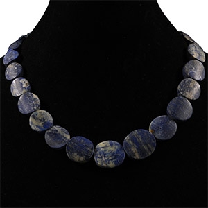 Bactrian Style Lapis Lazuli Large Bead Necklace