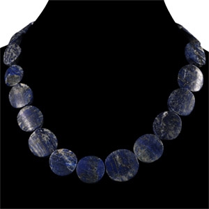 Bactrian Style Lapis Lazuli Large Bead Necklace